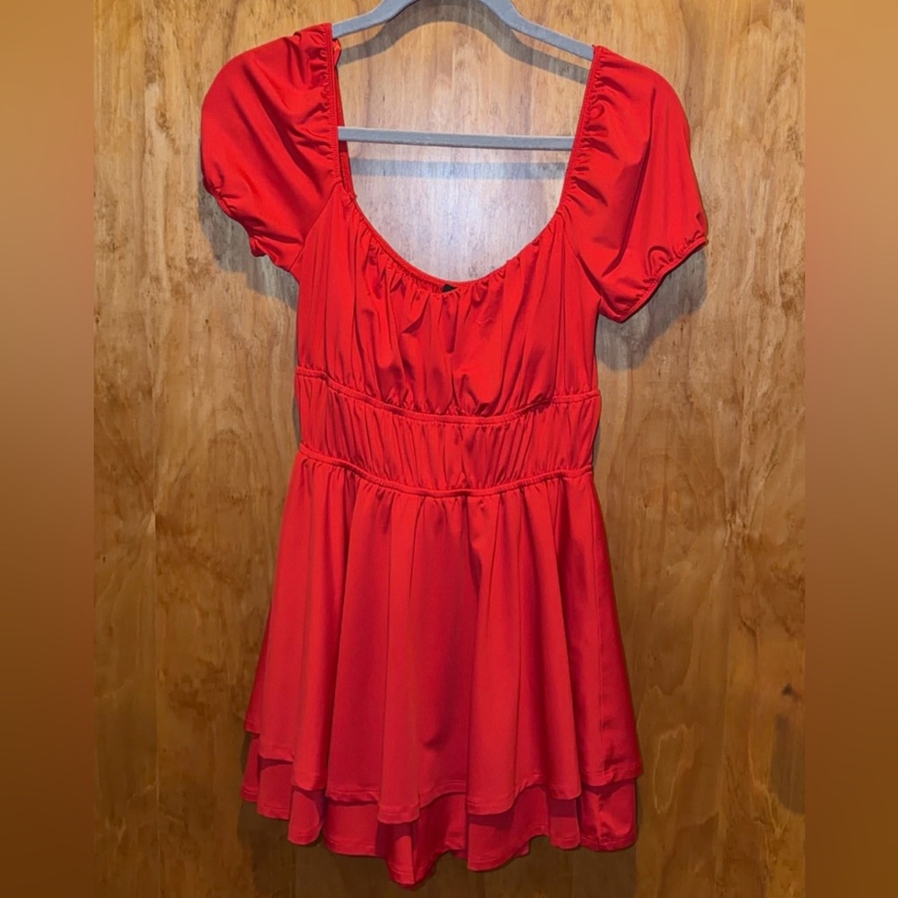 Windsor Red Romper